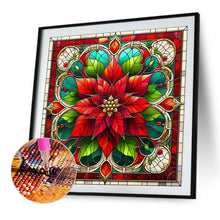 Load image into Gallery viewer, AB Diamond Painting - Full Square - Poinsettia in glass (40*40CM)
