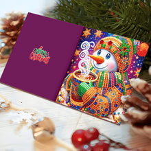 Load image into Gallery viewer, 12pcs Christmas Diamond Painting Greeting Cards Diamond Art Christmas Cards (B)
