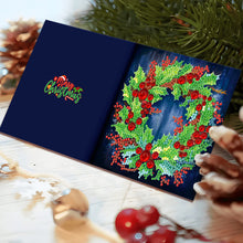 Load image into Gallery viewer, 12pcs Christmas Diamond Painting Greeting Cards Diamond Art Christmas Cards (C)
