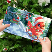 Load image into Gallery viewer, 12pcs Christmas Diamond Painting Greeting Cards Diamond Art Christmas Cards (C)
