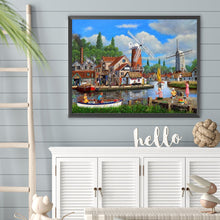 Load image into Gallery viewer, Diamond Painting - Full Square - Harbor (40*30CM)
