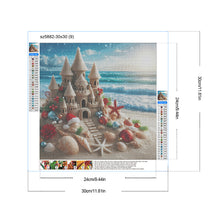 Load image into Gallery viewer, Diamond Painting - Full Round - Beach castle (30*30CM)
