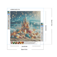 Load image into Gallery viewer, Diamond Painting - Full Round - Beach castle (30*30CM)
