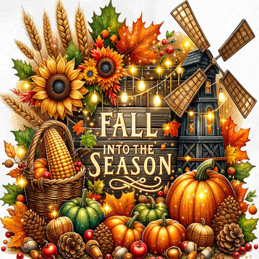 Diamond Painting - Full Round - Autumn Thanksgiving (40*40CM)