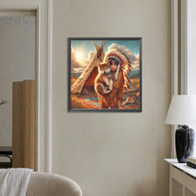 Load image into Gallery viewer, Diamond Painting - Full Round - Indian child (30*30CM)
