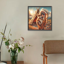 Load image into Gallery viewer, Diamond Painting - Full Round - Indian child (30*30CM)
