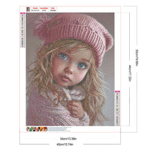 Load image into Gallery viewer, Diamond Painting - Full Round - Big-eyed girl (40*50CM)
