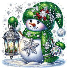 Load image into Gallery viewer, 6Pcs Partial Special Diamond Painting Set - Christmas snowman (30*30CM)
