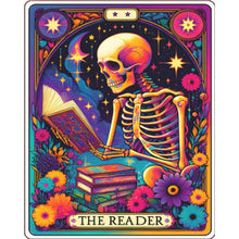 Load image into Gallery viewer, AB Diamond Painting - Full Round - Reading skull (40*50CM)
