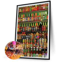 Load image into Gallery viewer, AB Diamond Painting - Full Round - Bottles on display shelf (40*60CM)
