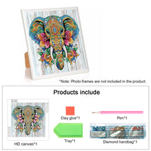Load image into Gallery viewer, Diamond Painting - Partial Special Shaped - Elephant (30*30CM)
