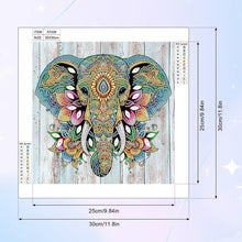 Load image into Gallery viewer, Diamond Painting - Partial Special Shaped - Elephant (30*30CM)

