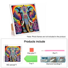 Load image into Gallery viewer, Diamond Painting - Partial Special Shaped - Elephant (30*30CM)
