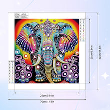 Load image into Gallery viewer, Diamond Painting - Partial Special Shaped - Elephant (30*30CM)
