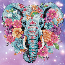 Load image into Gallery viewer, Diamond Painting - Partial Special Shaped - Elephant (30*30CM)
