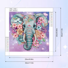 Load image into Gallery viewer, Diamond Painting - Partial Special Shaped - Elephant (30*30CM)
