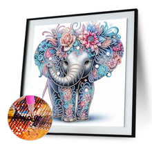 Load image into Gallery viewer, Diamond Painting - Partial Special Shaped - Elephant (30*30CM)
