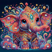 Load image into Gallery viewer, Diamond Painting - Partial Special Shaped - Elephant (30*30CM)
