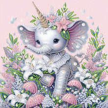 Load image into Gallery viewer, Diamond Painting - Partial Special Shaped - Elephant (30*30CM)
