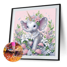 Load image into Gallery viewer, Diamond Painting - Partial Special Shaped - Elephant (30*30CM)
