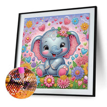 Load image into Gallery viewer, Diamond Painting - Partial Special Shaped - Elephant (30*30CM)
