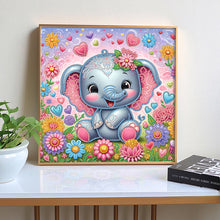 Load image into Gallery viewer, Diamond Painting - Partial Special Shaped - Elephant (30*30CM)
