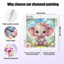 Load image into Gallery viewer, Diamond Painting - Partial Special Shaped - Elephant (30*30CM)
