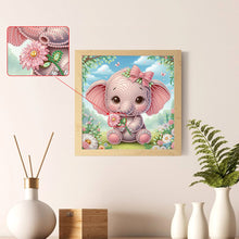 Load image into Gallery viewer, Diamond Painting - Partial Special Shaped - Elephant (30*30CM)
