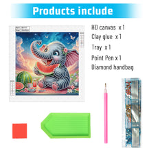 Load image into Gallery viewer, Diamond Painting - Partial Special Shaped - Elephant (30*30CM)
