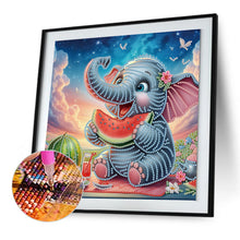 Load image into Gallery viewer, Diamond Painting - Partial Special Shaped - Elephant (30*30CM)
