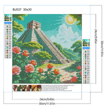 Load image into Gallery viewer, Diamond Painting - Full Round - Rose Castillo pyramid (30*30CM)
