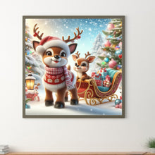 Load image into Gallery viewer, Diamond Painting - Full Round - Sled elk (30*30CM)
