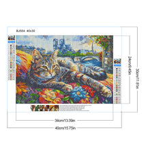 Load image into Gallery viewer, Diamond Painting - Full Round - Cat (40*30CM)
