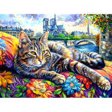 Load image into Gallery viewer, Diamond Painting - Full Round - Cat (40*30CM)
