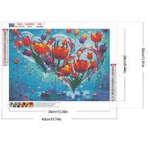 Load image into Gallery viewer, Diamond Painting - Full Round - Tulips (40*30CM)
