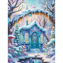 Load image into Gallery viewer, Diamond Painting - Full Round - Ice and snow cottage (30*40CM)
