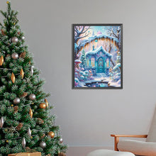 Load image into Gallery viewer, Diamond Painting - Full Round - Ice and snow cottage (30*40CM)
