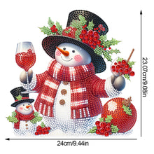 Load image into Gallery viewer, Acrylic Special Shape Christmas Snowman Desktop Diamond Painting Art Kits
