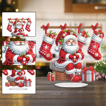 Load image into Gallery viewer, Acrylic Special Shape Christmas Santa Claus Desktop Diamond Painting Art Kits
