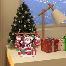 Load image into Gallery viewer, Acrylic Special Shape Christmas Santa Claus Desktop Diamond Painting Art Kits
