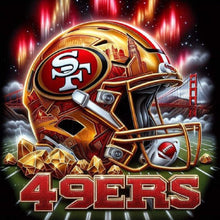 Load image into Gallery viewer, Diamond Painting - Full Round - San Francisco 49ers helmet (40*40CM)
