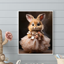 Load image into Gallery viewer, Diamond Painting - Full Round - Dress rabbit (40*50CM)
