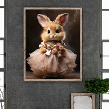 Load image into Gallery viewer, Diamond Painting - Full Round - Dress rabbit (40*50CM)
