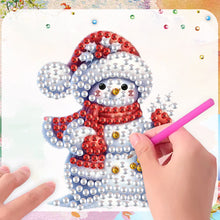 Load image into Gallery viewer, 6Pcs Acrylic Christmas Animals Diamond Art Magnets Decals for Fridge Whiteboards
