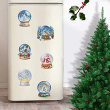 Load image into Gallery viewer, 6Pcs Acrylic Christmas Animals Diamond Art Magnets Decals for Fridge Whiteboards
