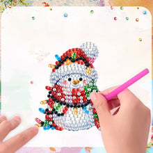 Load image into Gallery viewer, 6Pcs Acrylic Christmas Animals Diamond Art Magnets Decals for Fridge Whiteboards
