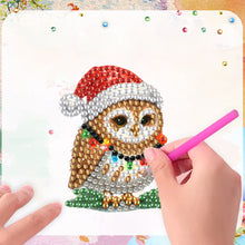 Load image into Gallery viewer, 6Pcs Acrylic Christmas Animals Diamond Art Magnets Decals for Fridge Whiteboards
