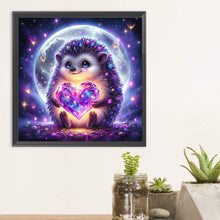 Load image into Gallery viewer, Diamond Painting - Full Round - Love hedgehog (30*30CM)
