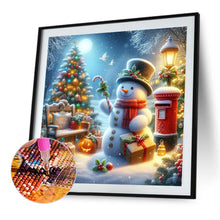Load image into Gallery viewer, Diamond Painting - Full Round - Christmas snowman (40*40CM)
