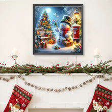 Load image into Gallery viewer, Diamond Painting - Full Round - Christmas snowman (40*40CM)
